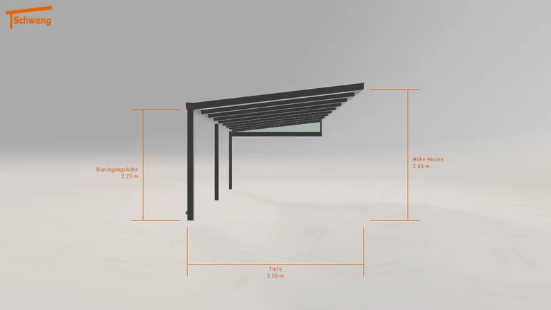#DE Schweng Terrassenüberdachung S400 (ID w3py4y)