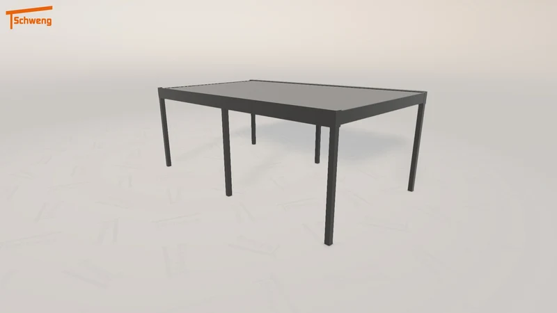 #DE Schweng Flachdachcarport C600 (ID 7795xq) #MTG