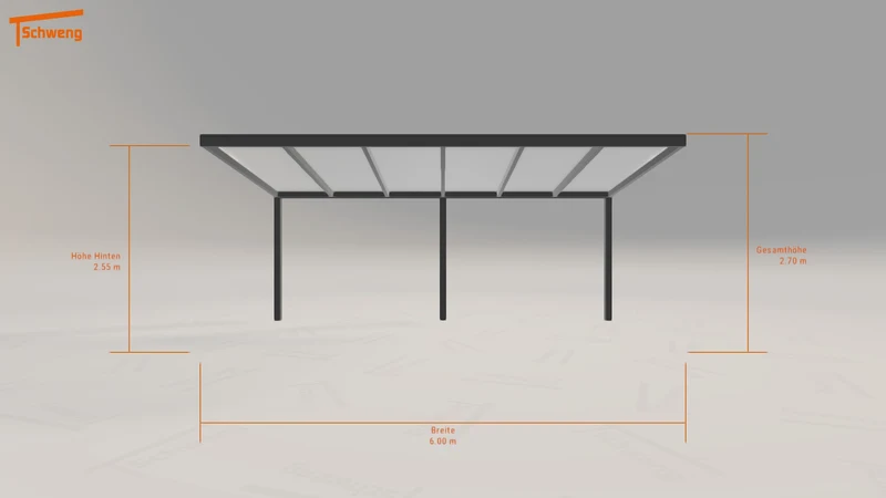 #DE Schweng Terrassenüberdachung S400 (ID dv8zkr)