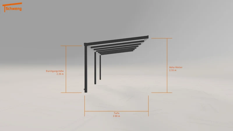 #DE Schweng Terrassenüberdachung S400 (ID dv8zkr)