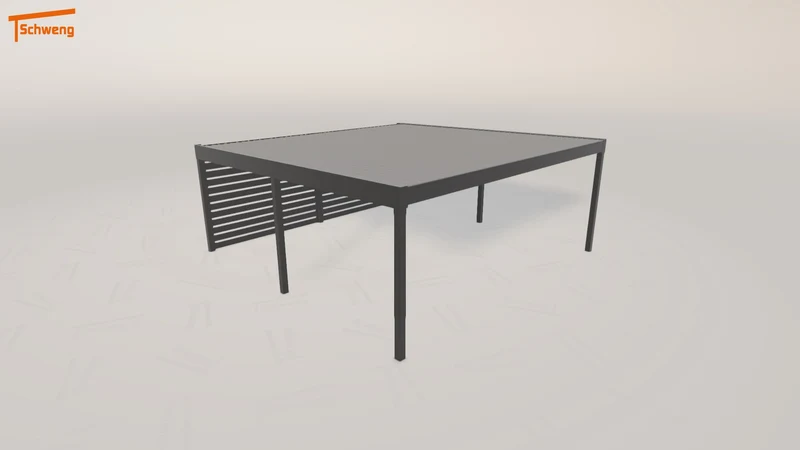 #DE Schweng Flachdachcarport C600 (ID 9w5vk8)