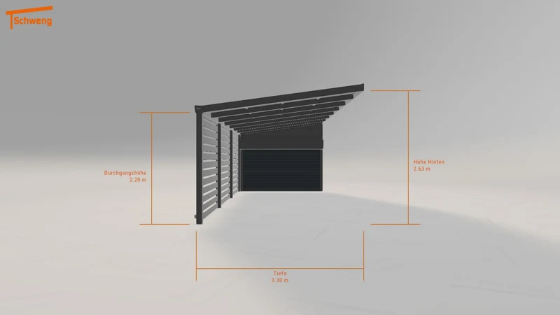#DE Schweng Pultdachcarport S400 (ID rjknm9) #MTG