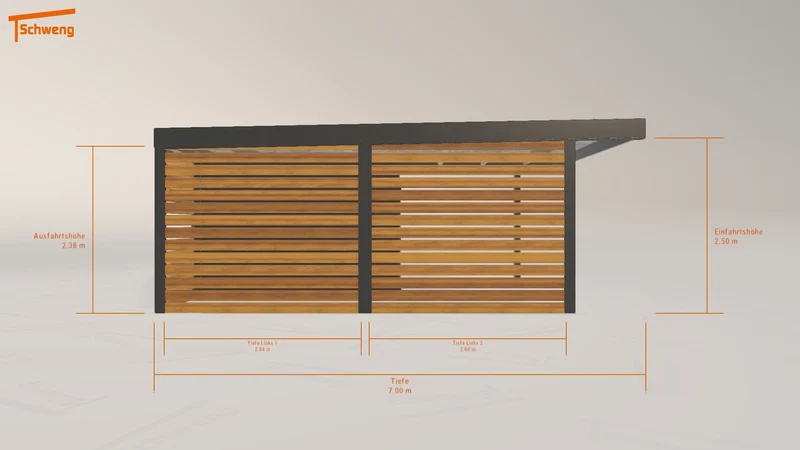 #DE Schweng Flachdachcarport C600 (ID bk7pb7) #MTG