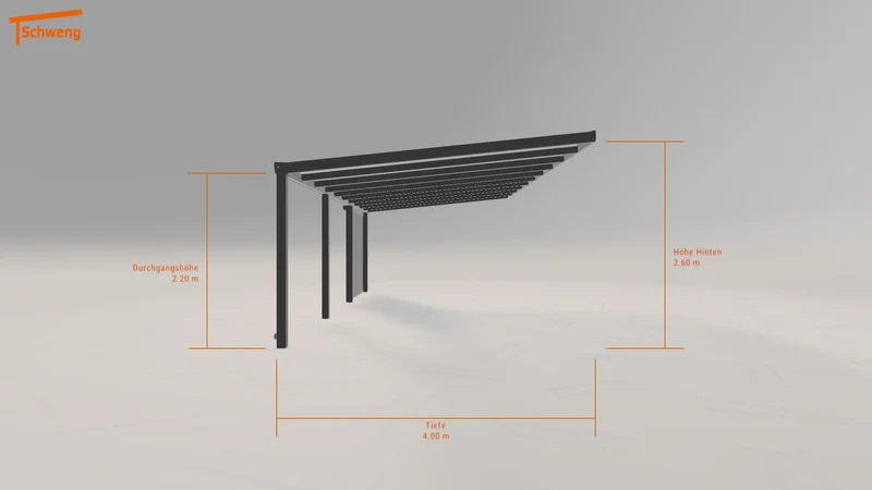 #DE Schweng Terrassenüberdachung S400 (ID 85ypx2)