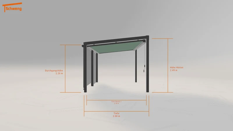 #DE Schweng Terrassenüberdachung S350 (ID n5n895)