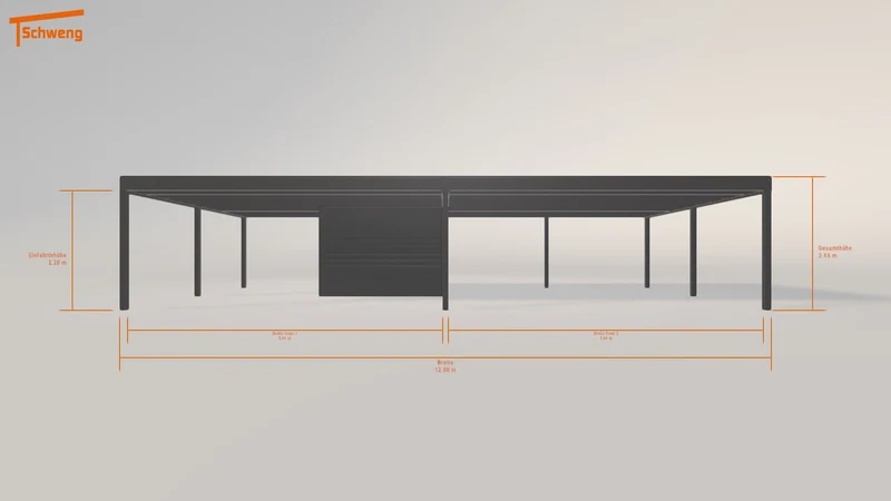#DE Schweng Flachdachcarport C600+ (ID n5nygr) #MTG