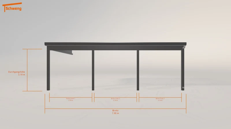 #DE Schweng Pultdachcarport S400 (ID 779jp2) #MTG