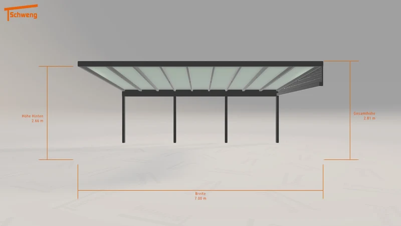 #DE Schweng Pultdachcarport S400 (ID 779jp2) #MTG