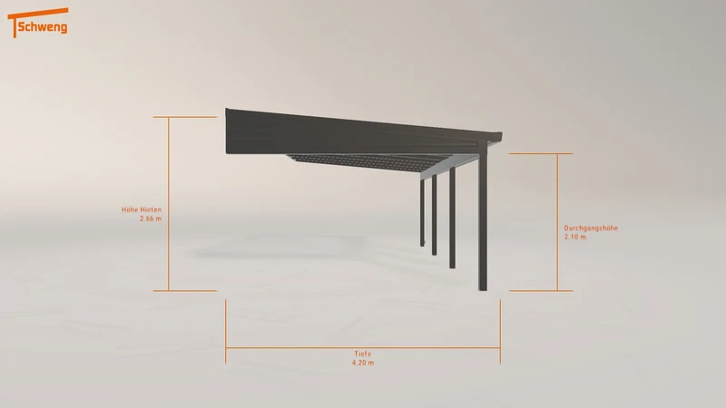 #DE Schweng Pultdachcarport S400 (ID 779jp2) #MTG