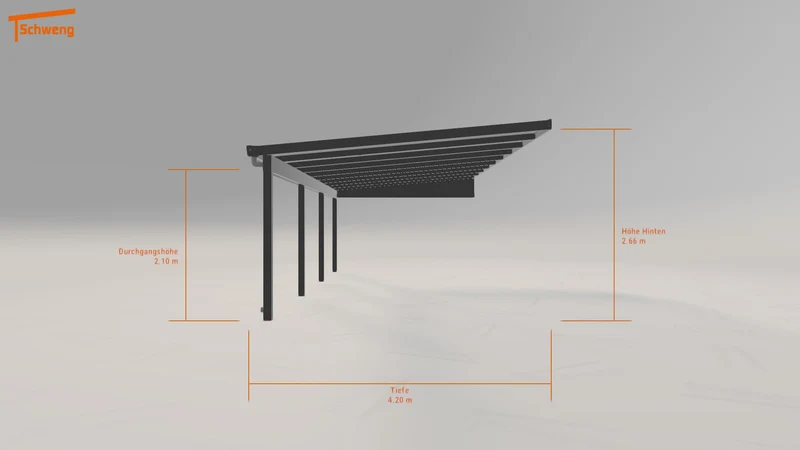 #DE Schweng Pultdachcarport S400 (ID 779jp2) #MTG