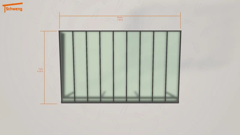 #DE Schweng Pultdachcarport S400 (ID 779jp2) #MTG