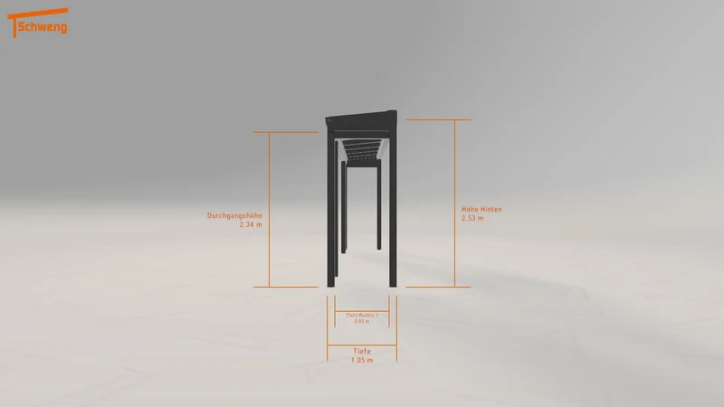 #DE Schweng Terrassenüberdachung S350 (ID qdn347)