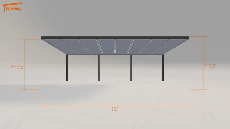 #DE Schweng Terrassenüberdachung S400 (ID g7zbwn)