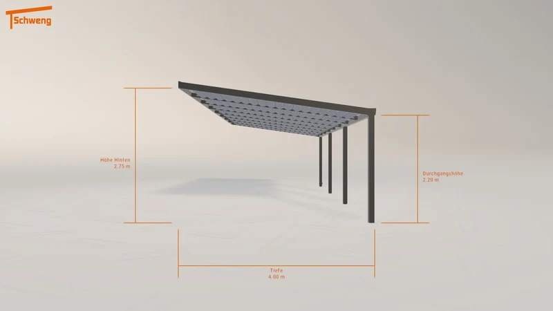 #DE Schweng Terrassenüberdachung S400 (ID g7zbwn)
