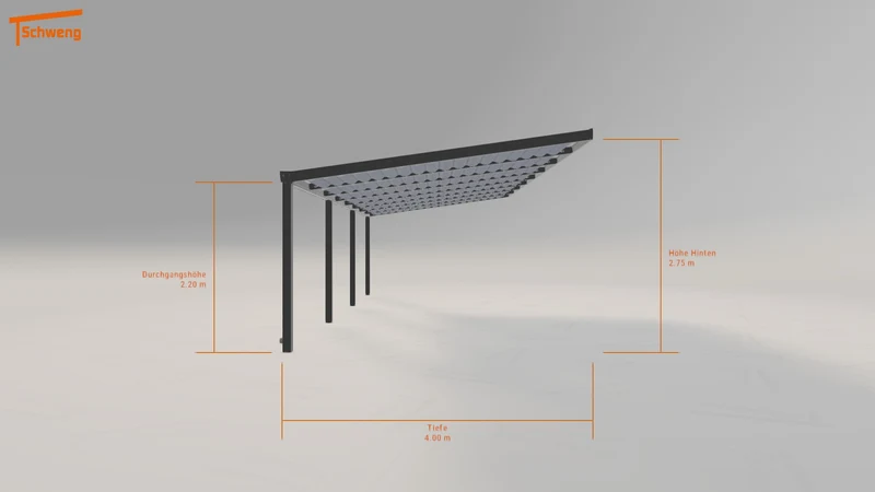 #DE Schweng Terrassenüberdachung S400 (ID g7zbwn)