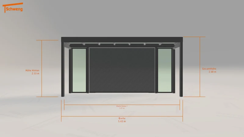 #DE Schweng Terrassenüberdachung S350 (ID mjq3g8)