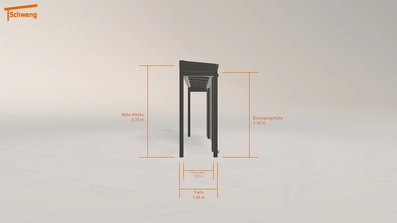 #DE Schweng Terrassenüberdachung S350 (ID mjq3g8)