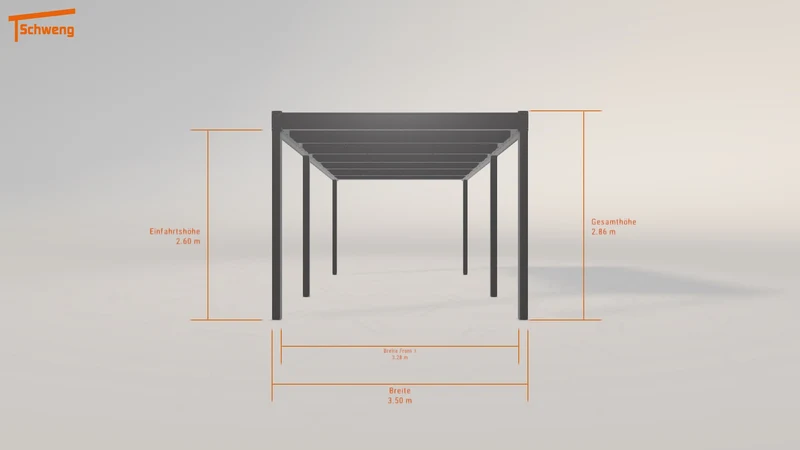 #DE Schweng Flachdachcarport C600 (ID g7zp94) #MTG