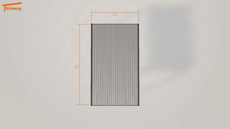 #DE Schweng Flachdachcarport C600 (ID g7zp94) #MTG