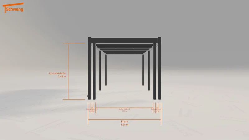 #DE Schweng Flachdachcarport C600 (ID k2grmz) #MTG