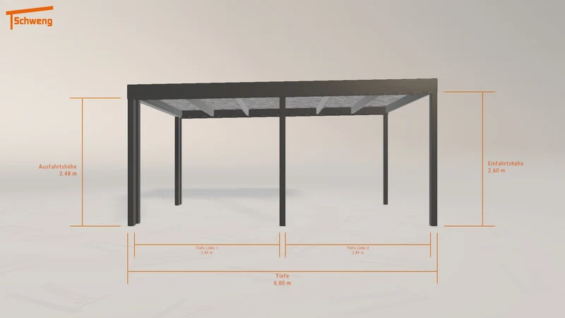 #DE Schweng Flachdachcarport C600 (ID k2grmz) #MTG