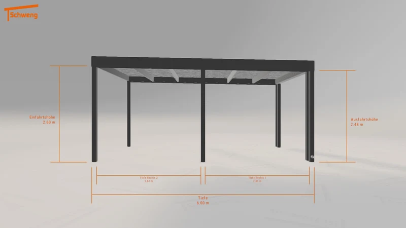#DE Schweng Flachdachcarport C600 (ID k2grmz) #MTG
