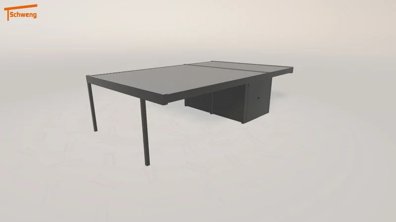 #DE Schweng Flachdachcarport C600+ (ID mjqrm9) #MTG