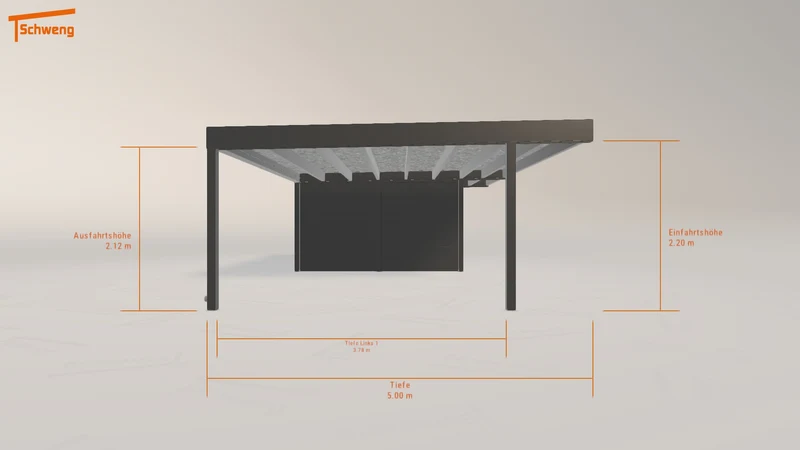 #DE Schweng Flachdachcarport C600+ (ID mjqrm9) #MTG