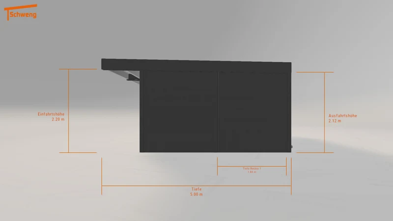 #DE Schweng Flachdachcarport C600+ (ID mjqrm9) #MTG