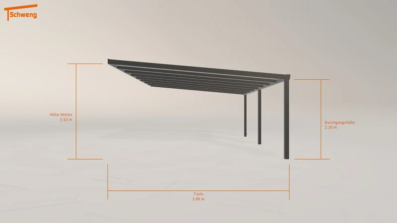 #DE Schweng Terrassenüberdachung S400 (ID v4pdyx)