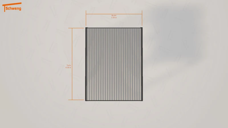 #DE Schweng Flachdachcarport C600 (ID yg2nnv)