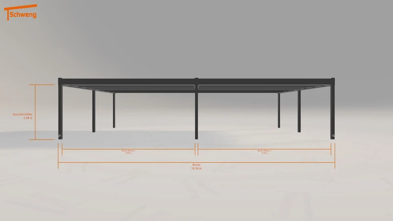 #DE Schweng Flachdachcarport C600+ (ID zb4ggv) #MTG