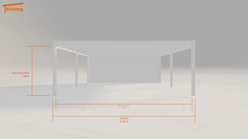 #DE Schweng Flachdachcarport C600 (ID jjn84p) #MTG
