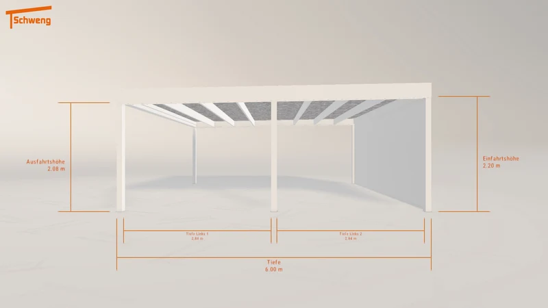 #DE Schweng Flachdachcarport C600 (ID jjn84p) #MTG