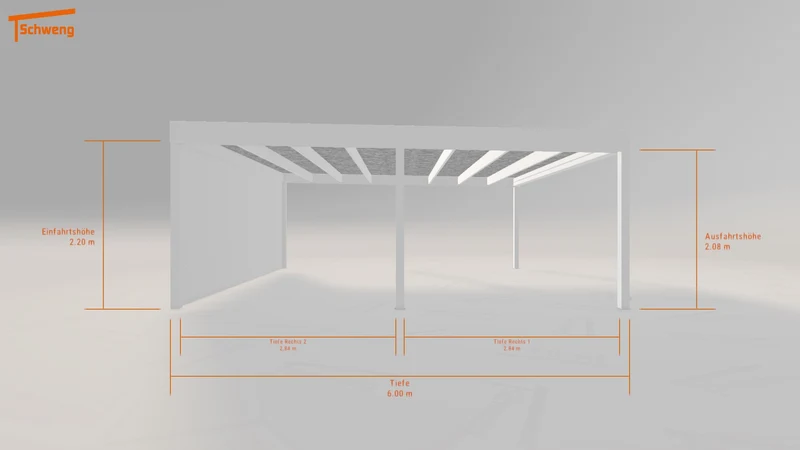 #DE Schweng Flachdachcarport C600 (ID jjn84p) #MTG