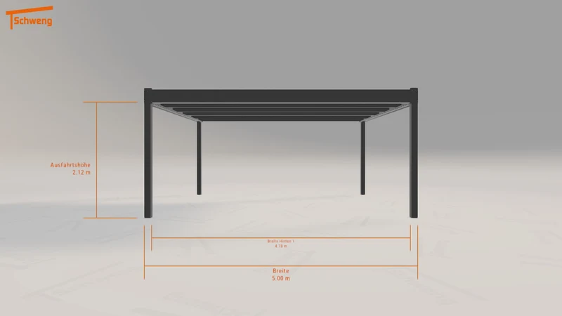 #DE Schweng Flachdachcarport C600 (ID yg2jv3)