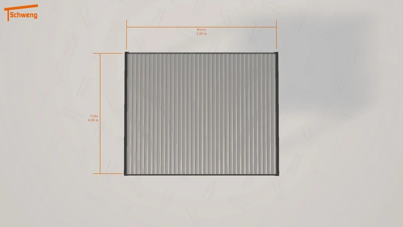 #DE Schweng Flachdachcarport C600 (ID yg2jv3)