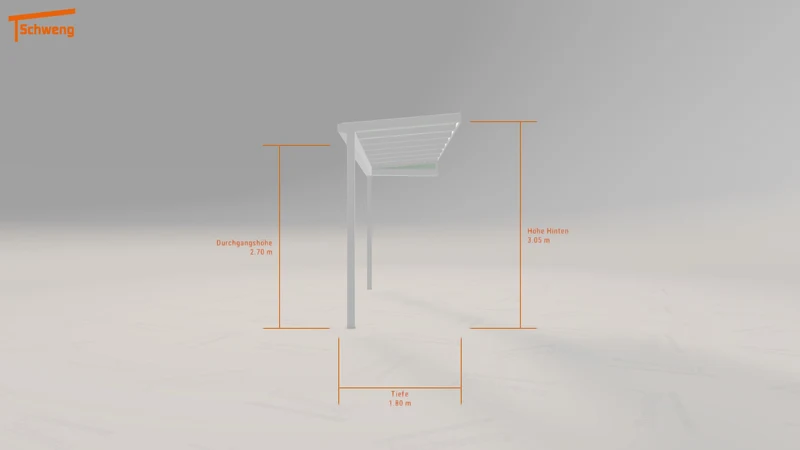 #DE Schweng Terrassenüberdachung S350 (ID g7z55m)