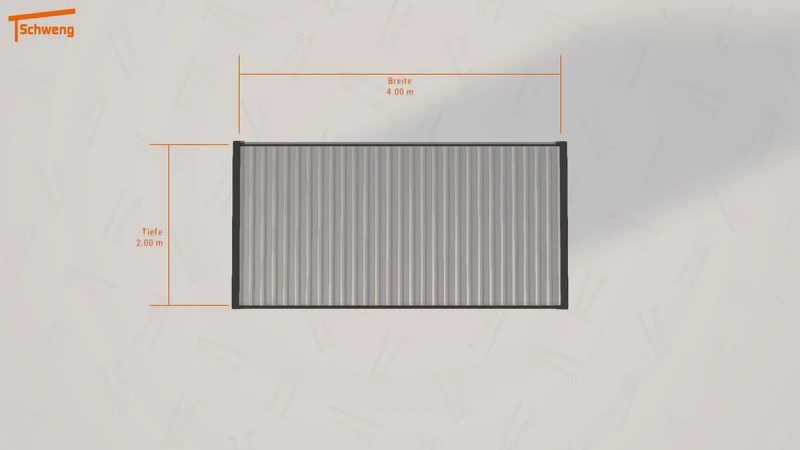 #DE Schweng Flachdachcarport C600 (ID 9w5vw5) #MTG