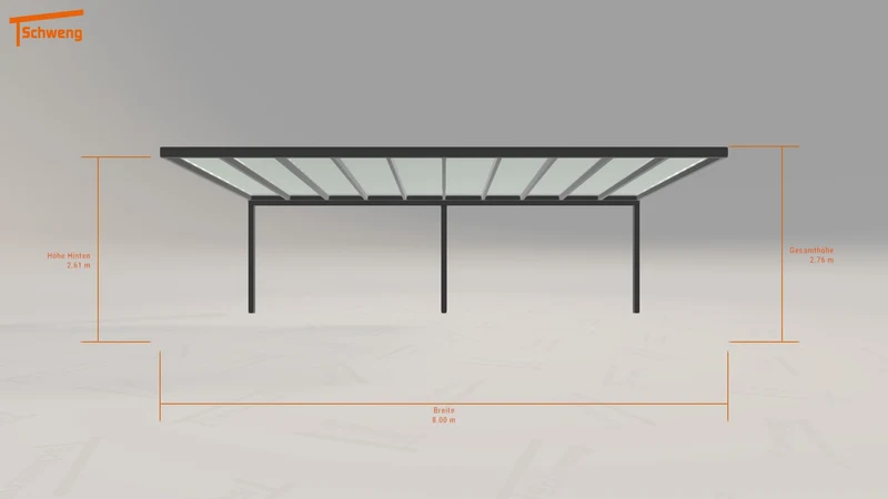 #DE Schweng Terrassenüberdachung S400 (ID 9w5ykg)