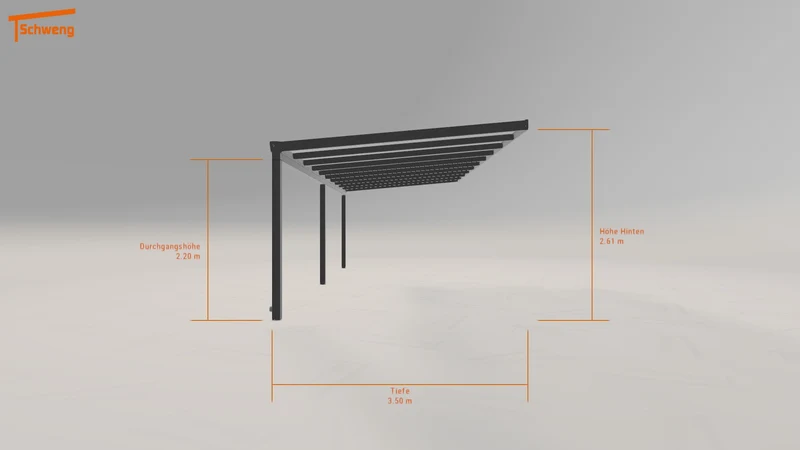 #DE Schweng Terrassenüberdachung S400 (ID 9w5ykg)
