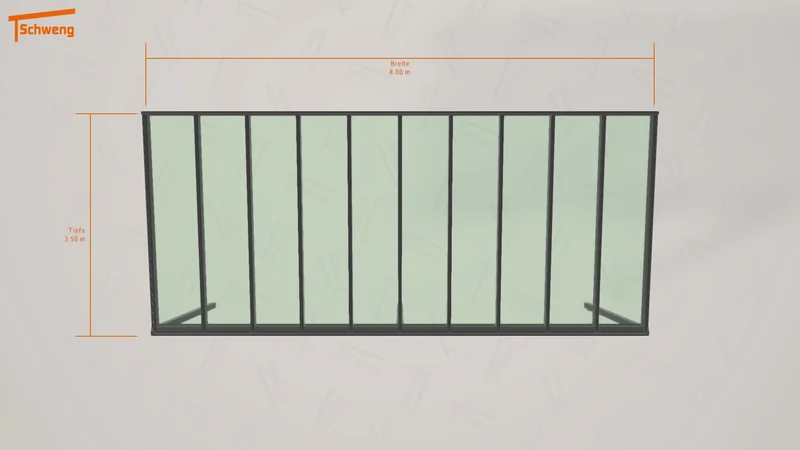 #DE Schweng Terrassenüberdachung S400 (ID 9w5ykg)