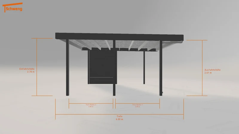#AT Schweng Flachdachcarport C600 (ID 5mdv5q) #MTG