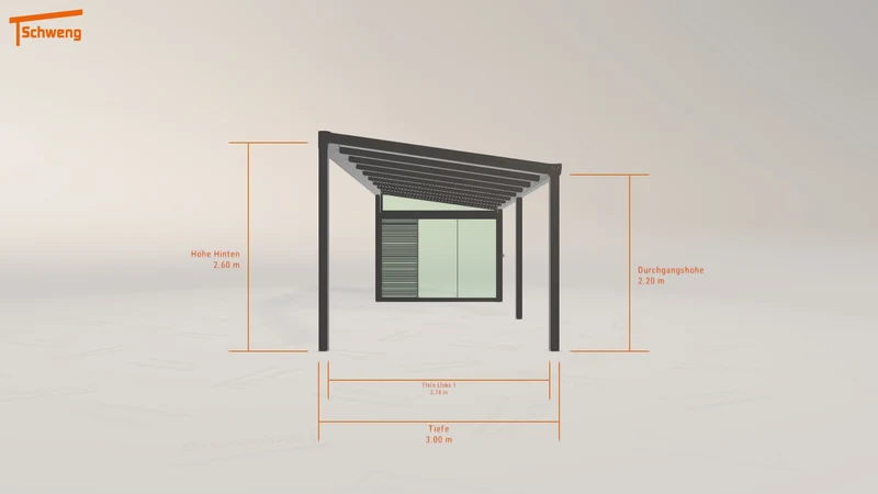 #DE Schweng Terrassenüberdachung S400 (ID dv82rx)