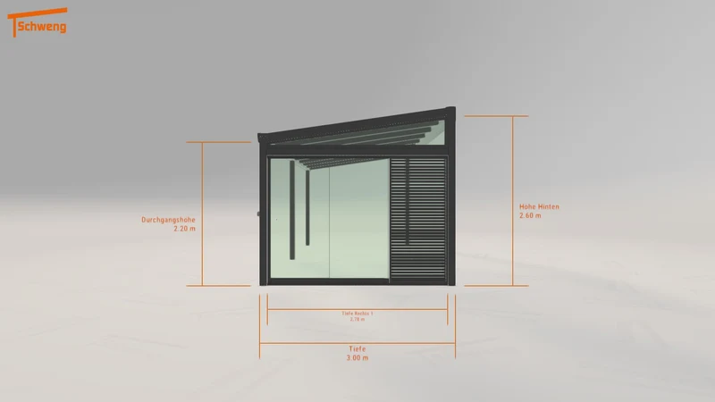 #DE Schweng Terrassenüberdachung S400 (ID dv82rx)