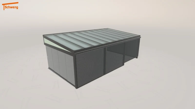 #DE Schweng Terrassenüberdachung S400 (ID 779jy2)