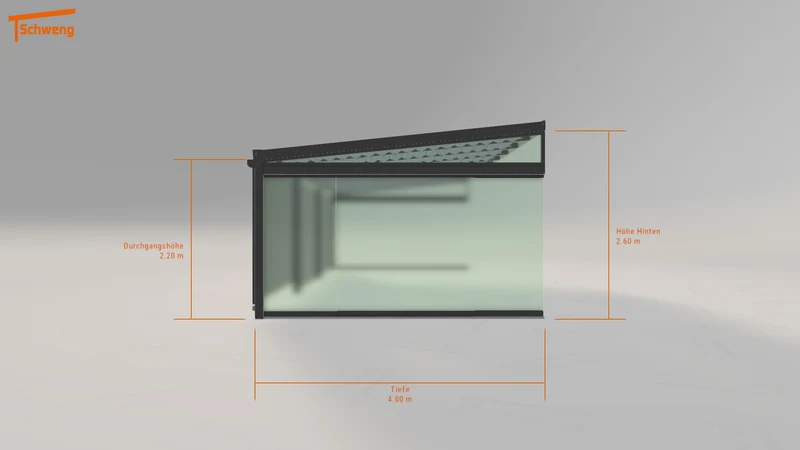 #DE Schweng Terrassenüberdachung S400 (ID 779jy2)