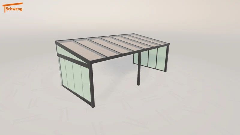 #DE Schweng Terrassenüberdachung S400 (ID yg2vqr)