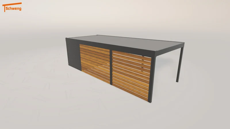 #DE Schweng Flachdachcarport C600 (ID dv8w2q) #MTG