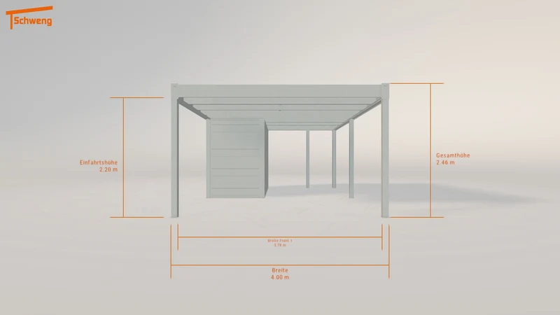 #DE Schweng Flachdachcarport C600 (ID v4pdny) #MTG